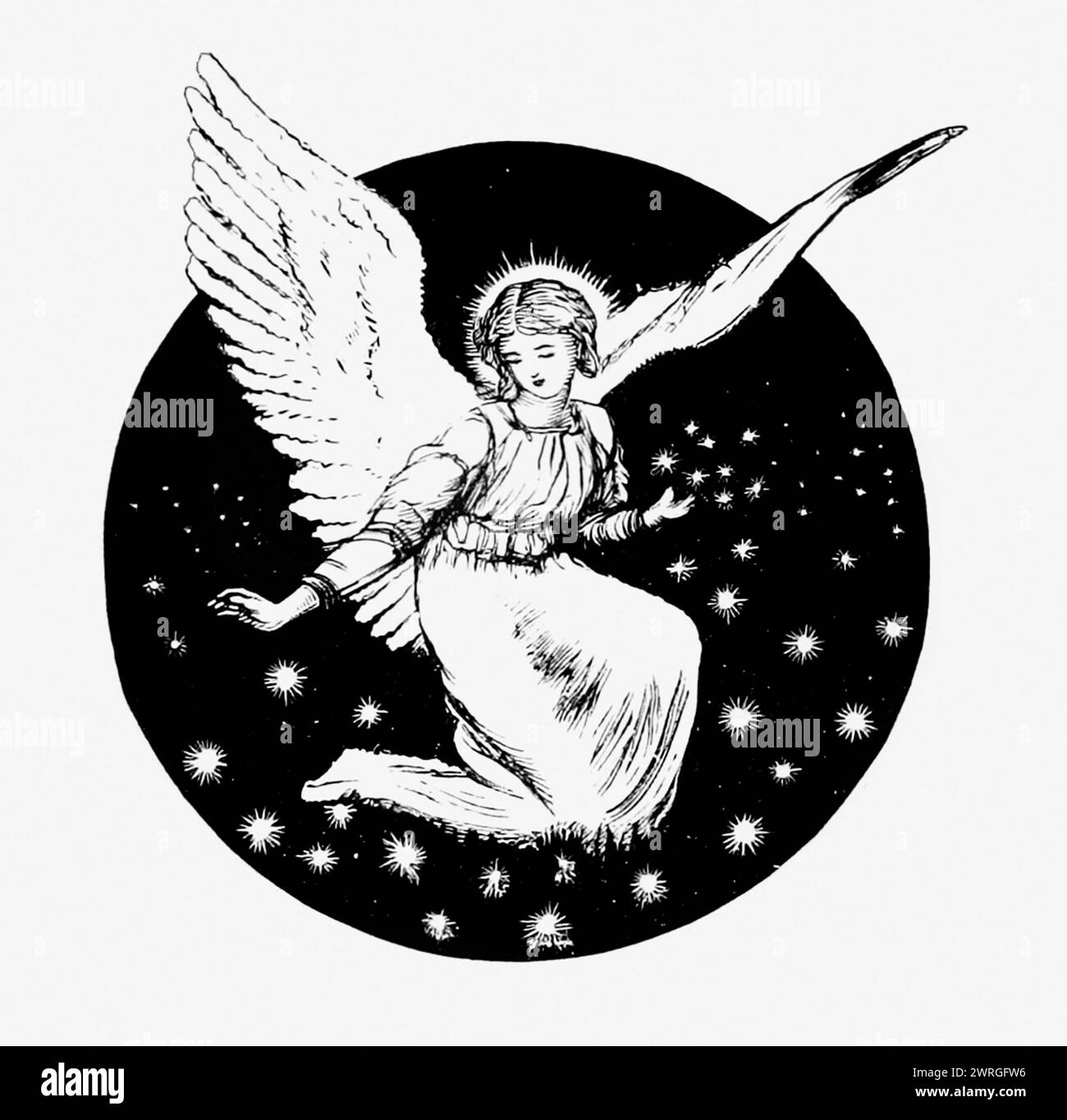 ANGEL im 19. Jahrhundert Stockfoto