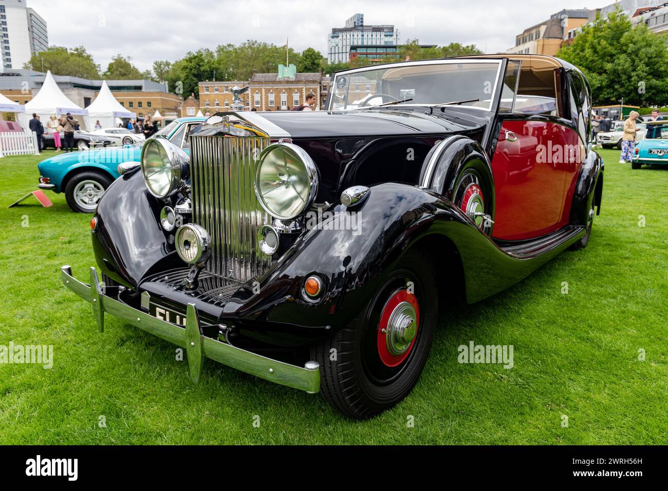 Rollt Royce Wraith auf der Oldtimer-Show in London Concours Stockfoto