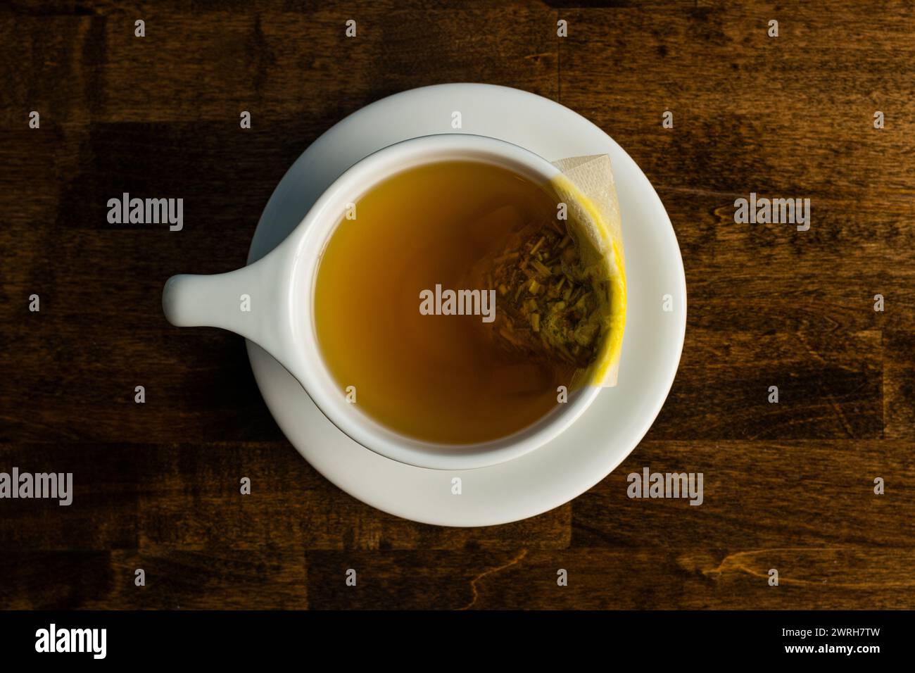 In einer Tasse Kräutertee Stockfoto