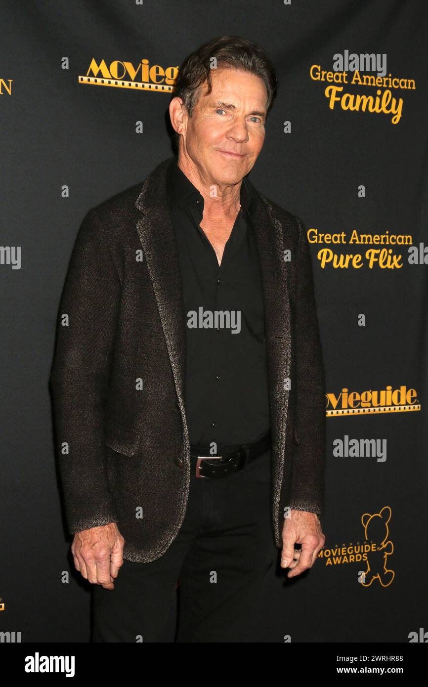 9. Februar 2024, Los Angeles, CA, USA: LOS ANGELES - 9. Februar: Dennis Quaid bei den Movieguide Awards 2024 im Avalon Hollywood am 9. Februar 2024 in Los Angeles, CA. (Kreditbild: © Kay Blake/ZUMA Press Wire) NUR REDAKTIONELLE VERWENDUNG! Nicht für kommerzielle ZWECKE! Stockfoto