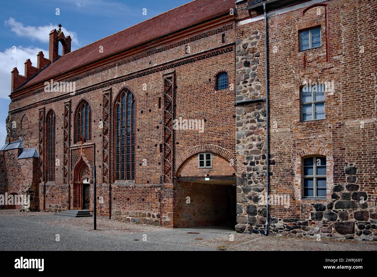 Die Burgkapelle in Ziesar, Bezirk Potsdam-Mittelmark, Brandenburg Stockfoto