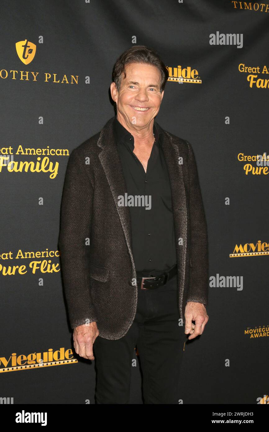 9. Februar 2024, Los Angeles, CA, USA: LOS ANGELES - 9. Februar: Dennis Quaid bei den Movieguide Awards 2024 im Avalon Hollywood am 9. Februar 2024 in Los Angeles, CA. (Kreditbild: © Kay Blake/ZUMA Press Wire) NUR REDAKTIONELLE VERWENDUNG! Nicht für kommerzielle ZWECKE! Stockfoto