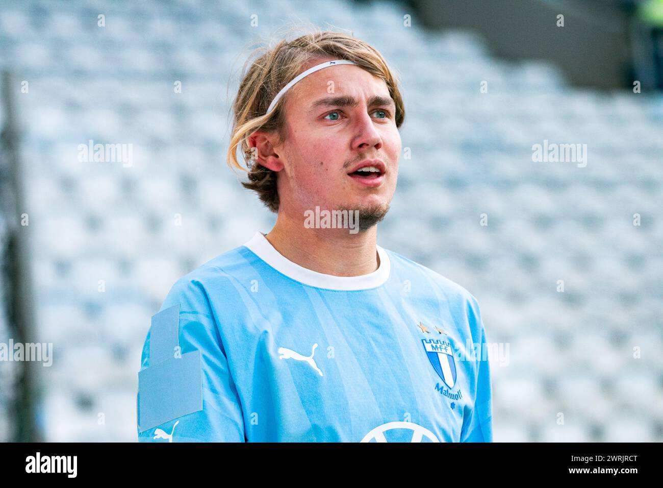 Malmoe, Schweden. März 2024. Sebastian Nanasi (11) von Malmoe FF, der während des Svenska-Cup-Spiels zwischen Malmoe FF und IFK Norrkoping bei Malmoe Idrottsplats in Malmoe zu sehen war. (Foto: Gonzales Photo - Amanda Persson). Stockfoto