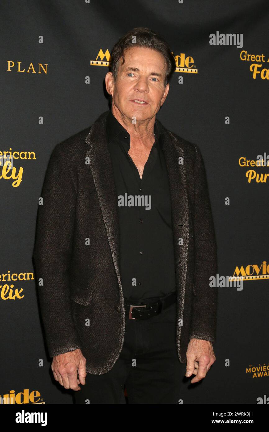9. Februar 2024, Los Angeles, CA, USA: LOS ANGELES - 9. Februar: Dennis Quaid bei den Movieguide Awards 2024 im Avalon Hollywood am 9. Februar 2024 in Los Angeles, CA. (Kreditbild: © Kay Blake/ZUMA Press Wire) NUR REDAKTIONELLE VERWENDUNG! Nicht für kommerzielle ZWECKE! Stockfoto