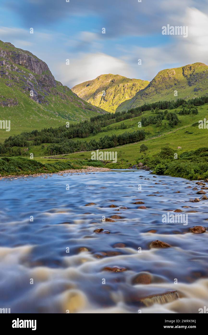 Berge in Glencoe, Schottland Stockfoto
