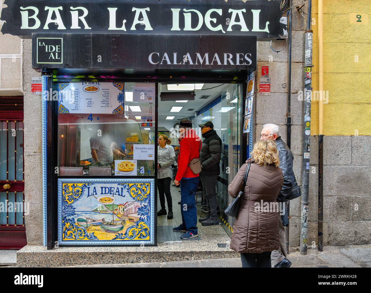 In Madrid, Spanien Stockfoto