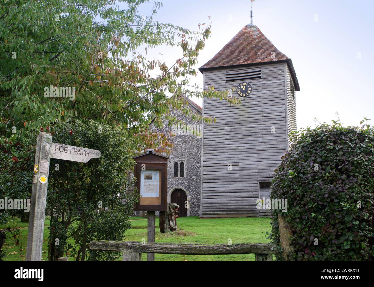 Michelmersh Church in Hampshire UK 2010 Stockfoto