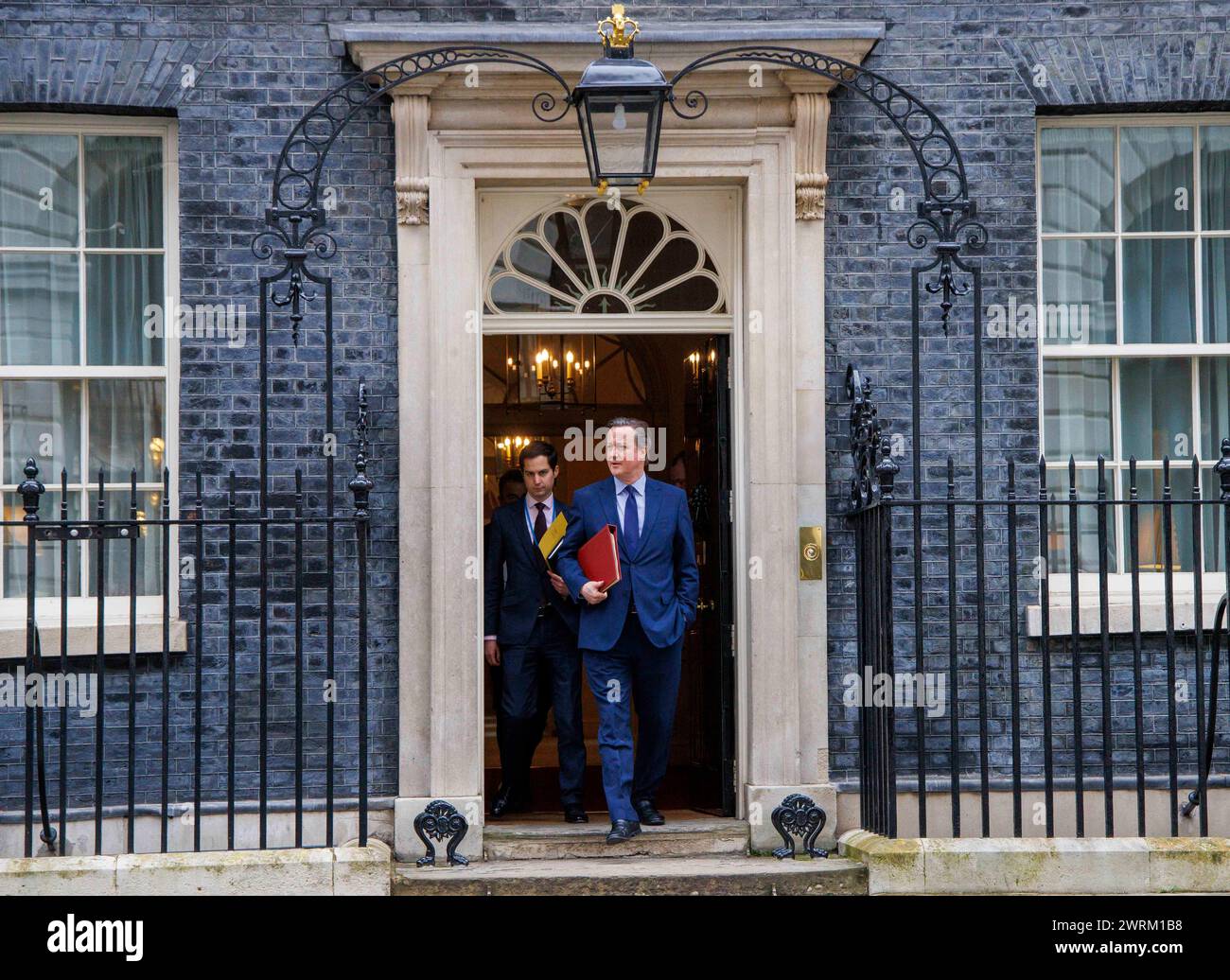 London, Großbritannien. März 2024. Außenminister David Cameron, in der Downing Street zu einem Treffen. Quelle: Mark Thomas/Alamy Live News Stockfoto