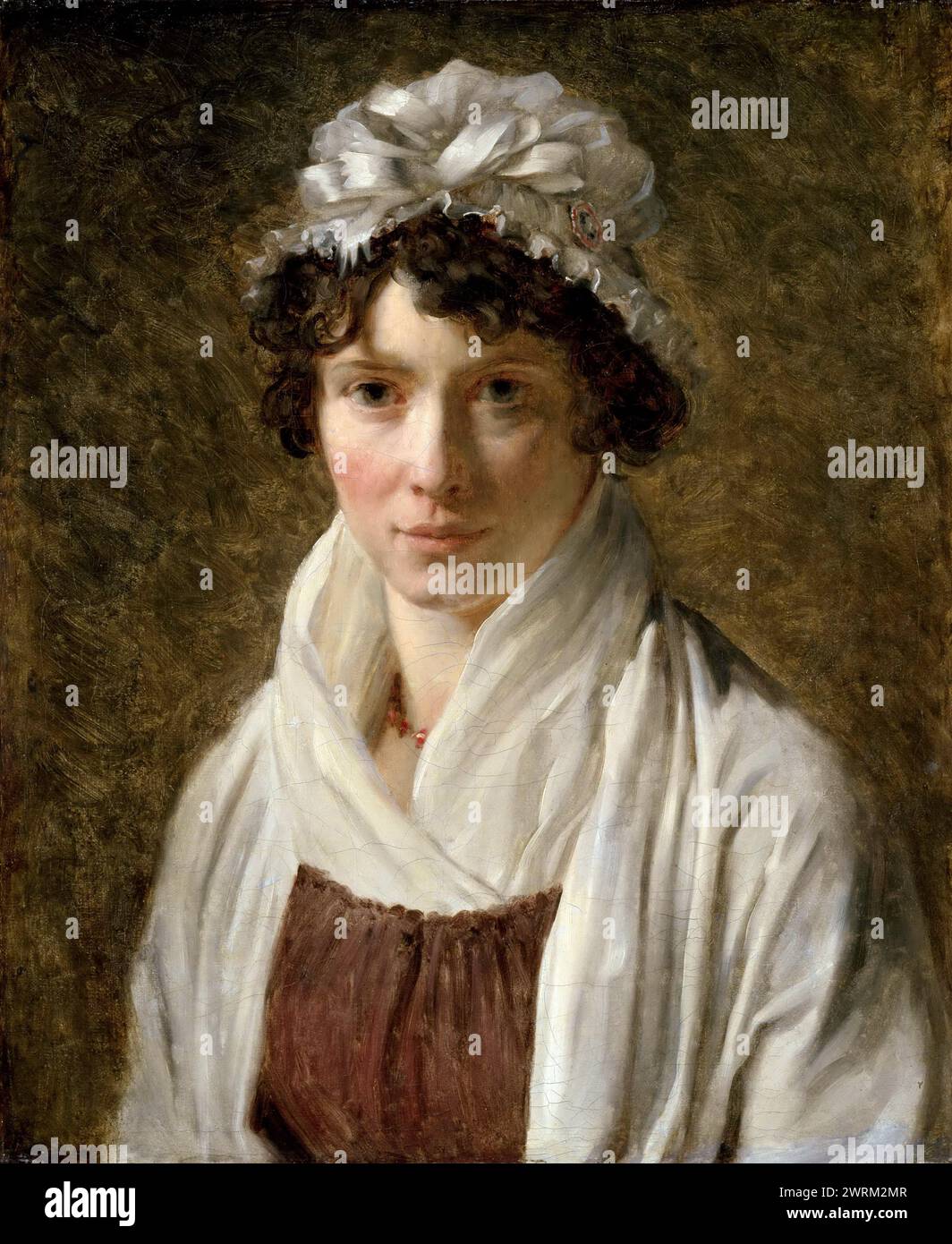 Baron Francois Gérard – Madame Lecerf, geborene Gérard, Cousine des Künstlers Stockfoto