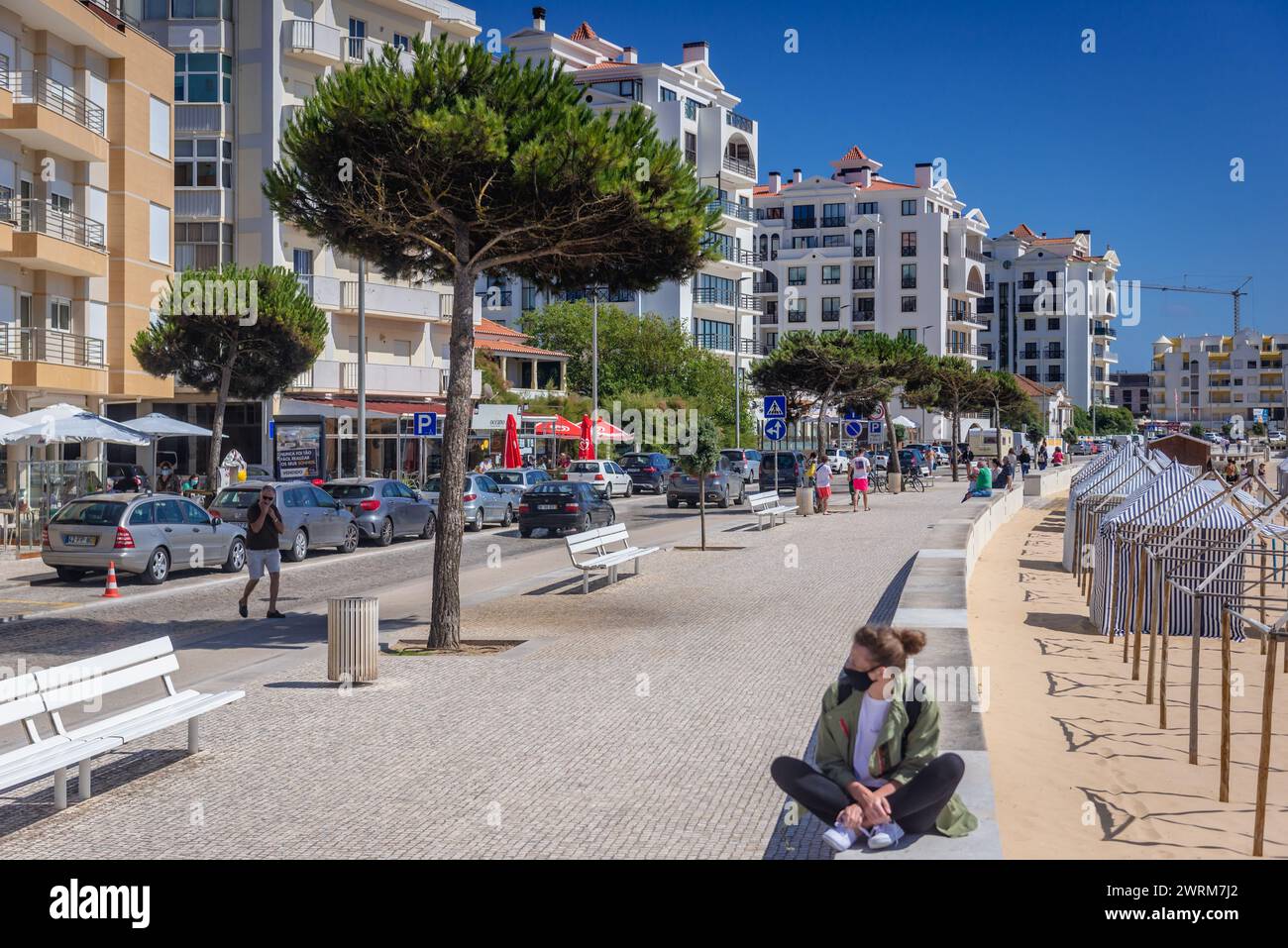 Sao Martinho do Porto freguesia - ziviles paris in der Gemeinde Alcobaca und in der Region Oeste in Portugal Stockfoto