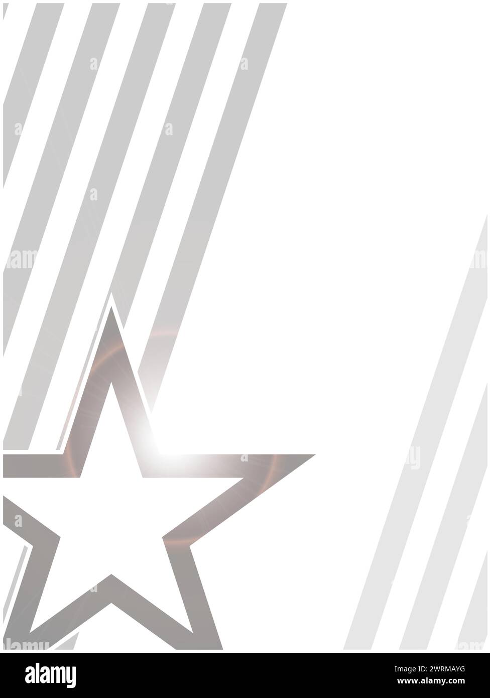 USA Flaggensymbole dekoratives monochromes Hintergrundkartenvektordesign Stock Vektor