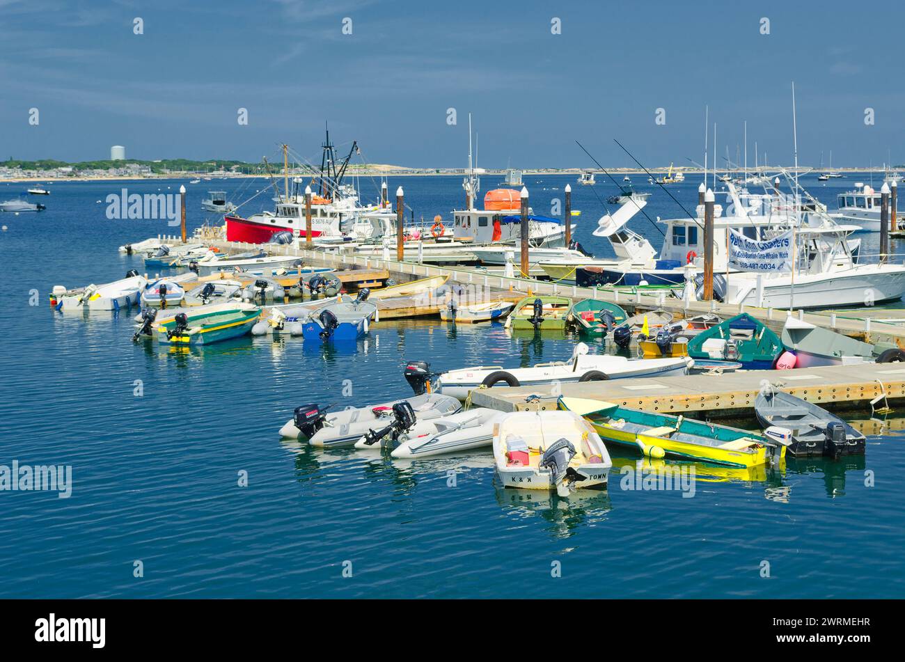 Macmillan Wharf. Barnstable County. Provincetown, Massachusetts. Cape Cod. Stockfoto