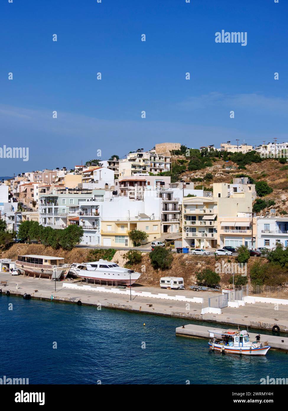 Stadtbild von Sitia, Region Lasithi, Kreta, griechische Inseln, Griechenland, Europa Copyright: KarolxKozlowski 1245-2702 Stockfoto