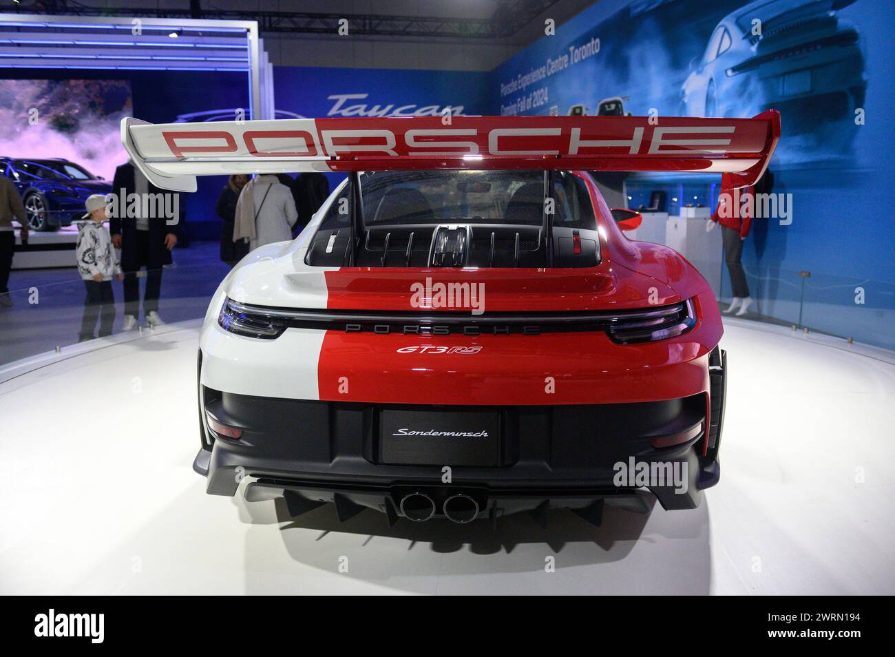 Toronto, ON, Kanada 16. Februar 2024 911 Porsche GT3 RS wird im