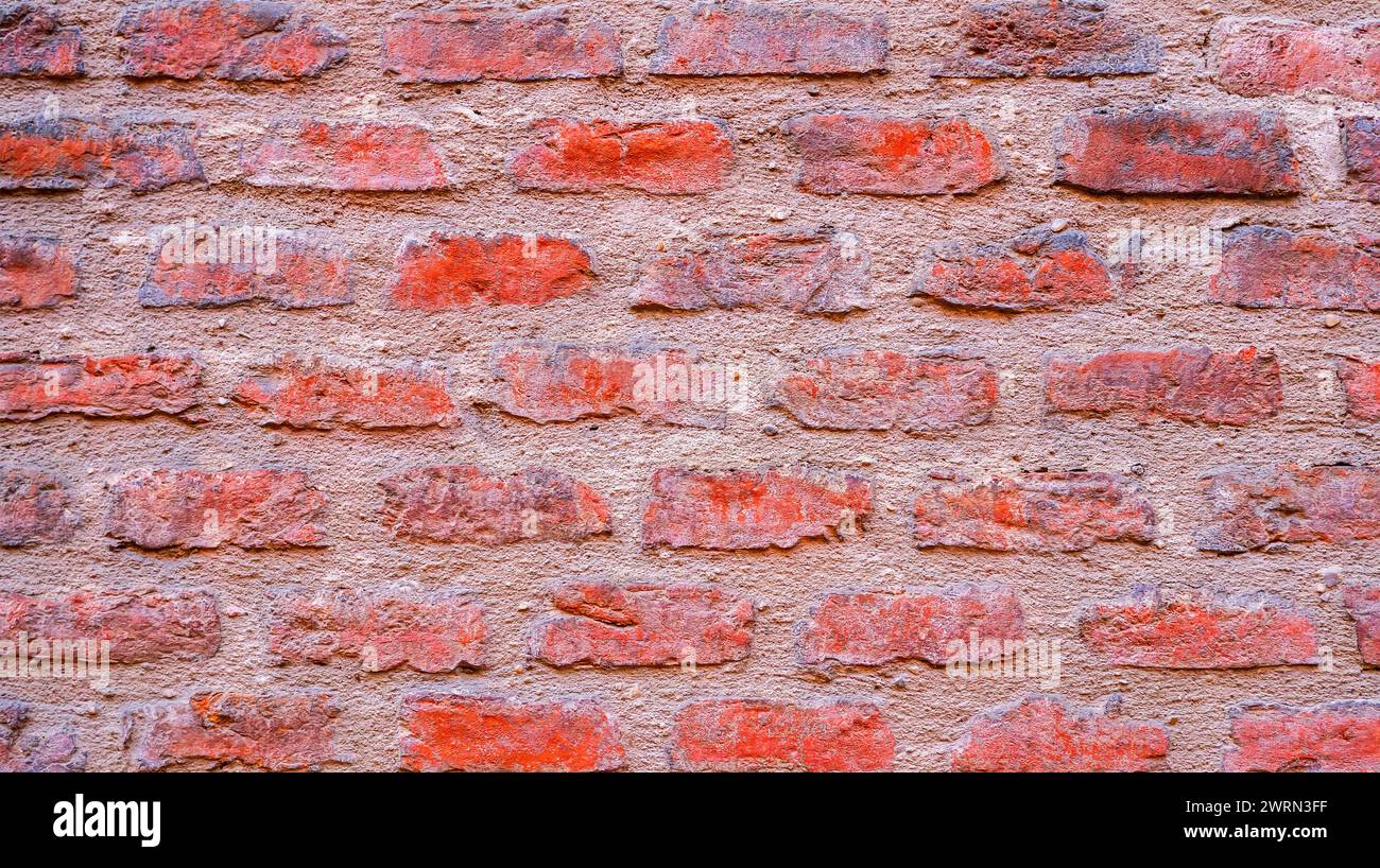 Abstraktes Strukturiertes Hintergrunddesign Aus Alten Ziegelwänden Stockfoto