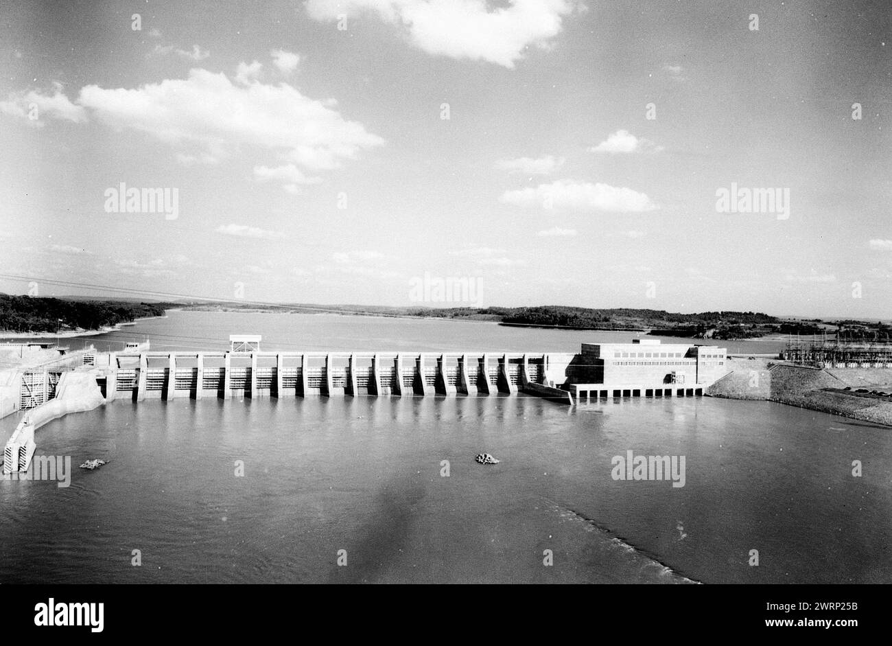 Chickamauga Dam/Chickamauga Lake - September 1941 Stockfoto