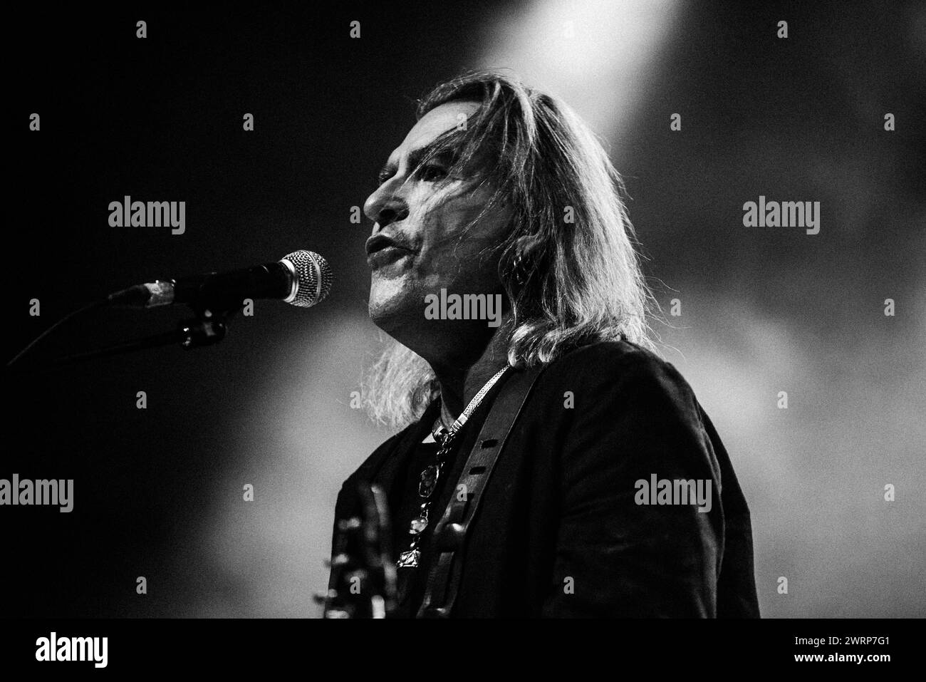 Konzert von New Model Army in Berlin am 13.03.2024 spielte die britische Rockband New Model Army ein Konzert im Berliner Huxleys neue Welt. Berlin Berlin Deutschland Neukölln *** New Model Army Konzert in Berlin am 13 03 2024 spielte die britische Rockband New Model Army ein Konzert in der Berlins Huxleys neue Welt, Berlin Berlin Neukölln Stockfoto