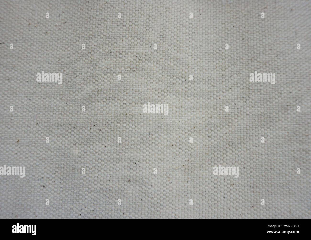 Textur von weißer Leinwand für Design Stockfoto