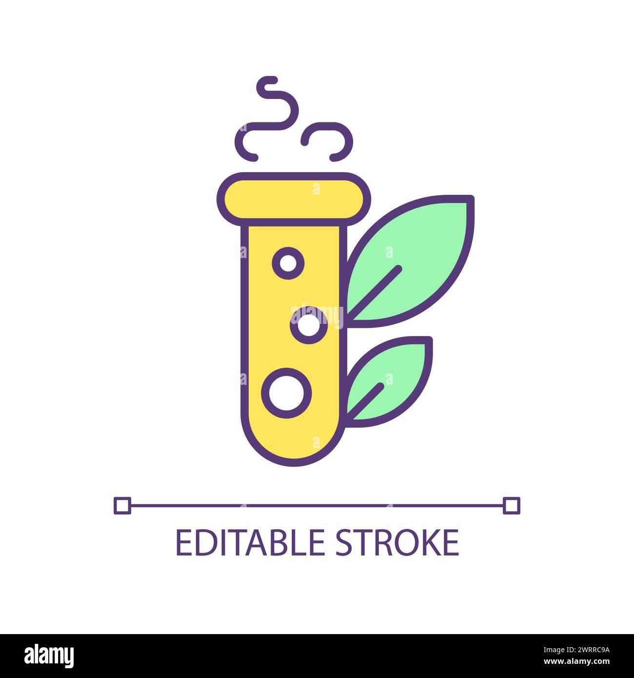 RGB-Farbsymbol für pharmazeutische Fermentation Stock Vektor