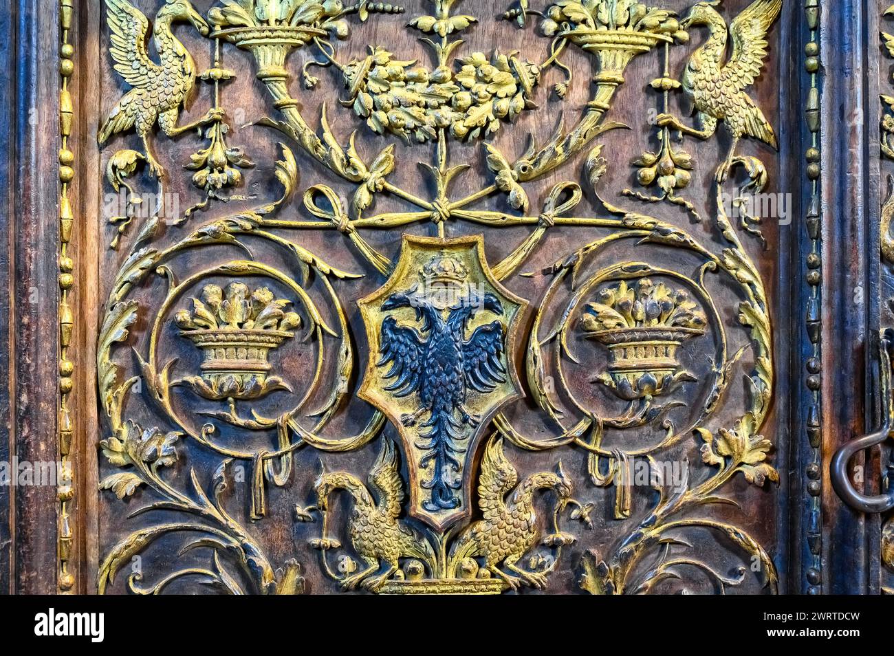 Toledo Cathedral Interior Architecture Features, Spanien Stockfoto