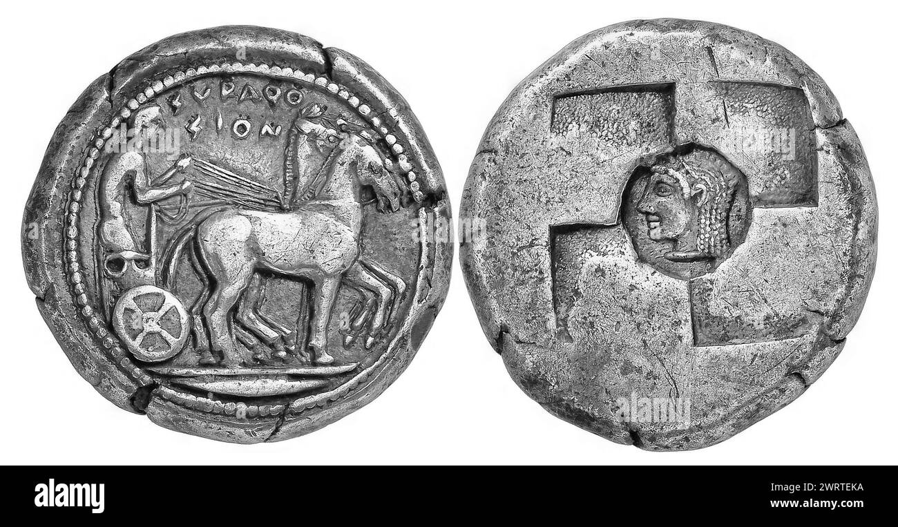 Fotomünzen des antiken Griechenlands, Bithynien Stockfoto