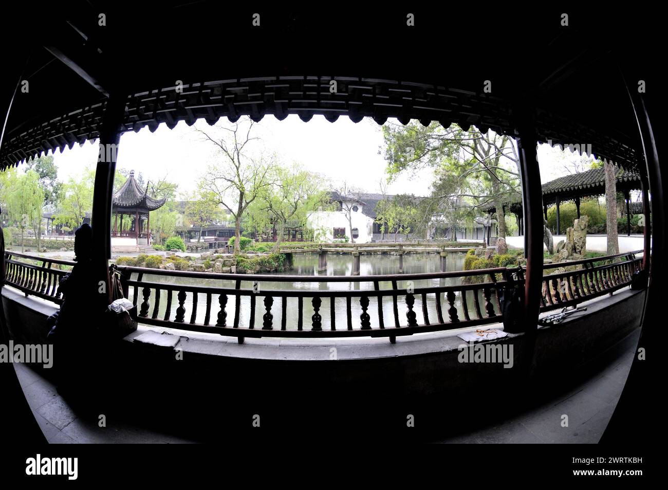 Suzhou, suzhou Garten Stockfoto