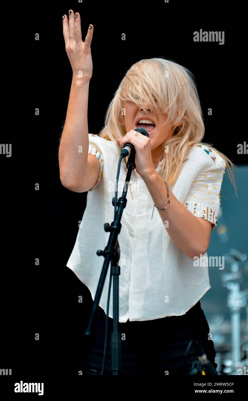 Ellie Goulding, V2011, Hylands Park, Chelmsford, Essex, Großbritannien - 21. August 2011 Stockfoto