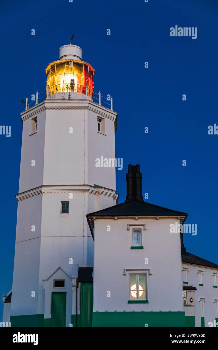 England, Kent, Thanet, Broadstairs, North Forland Leuchtturm Stockfoto