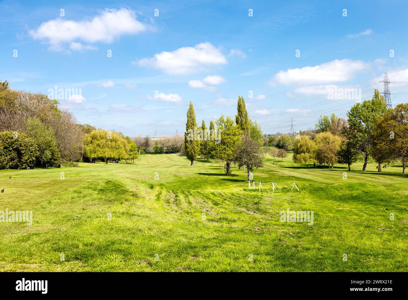 Blick auf den Wanstead Golf Club, Redbridge, London, England Stockfoto