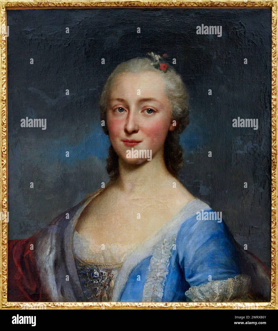 Louis de Silvestre, (Sceaux 1675 - Paris, 1760), Maria Antonia Walburga von Bayern, Kaiserprinzessin, um 1747, Museum der Schönen Künste, Museo Bellas Art Stockfoto