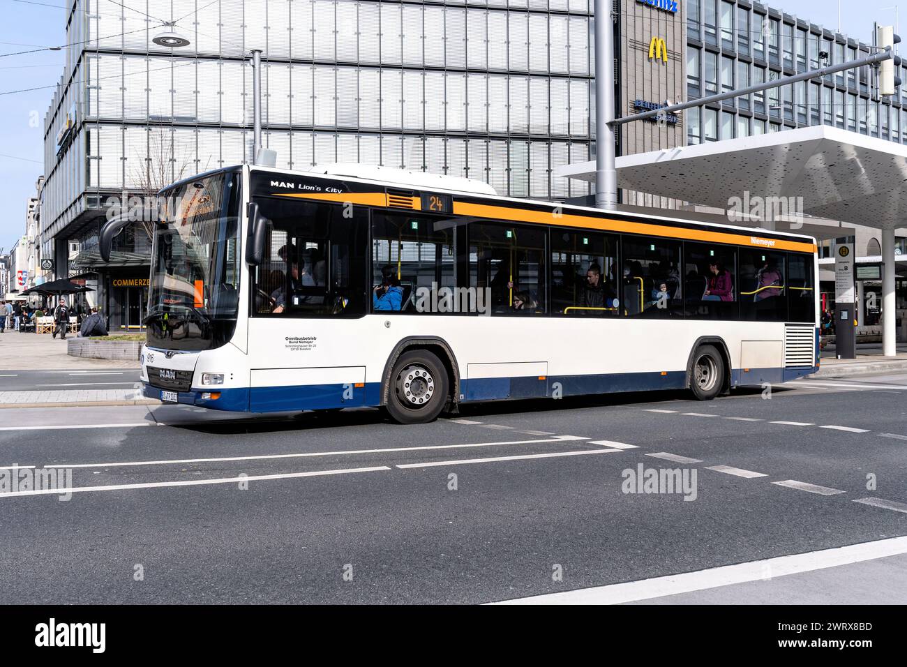 Niemeyer MAN Lion’s City Bus Stockfoto