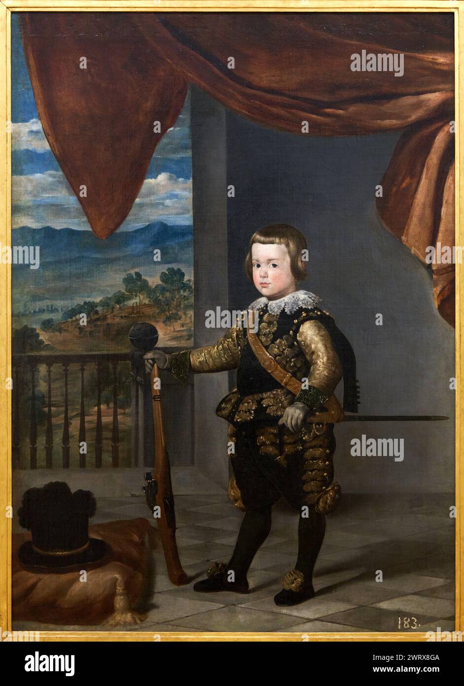 Velázquez Werkstatt, Prinz Baltasar Carlos, ca. 1636, Museum der Schönen Künste, Museo Bellas Artes, Oviedo, Asturien, Spanien Stockfoto