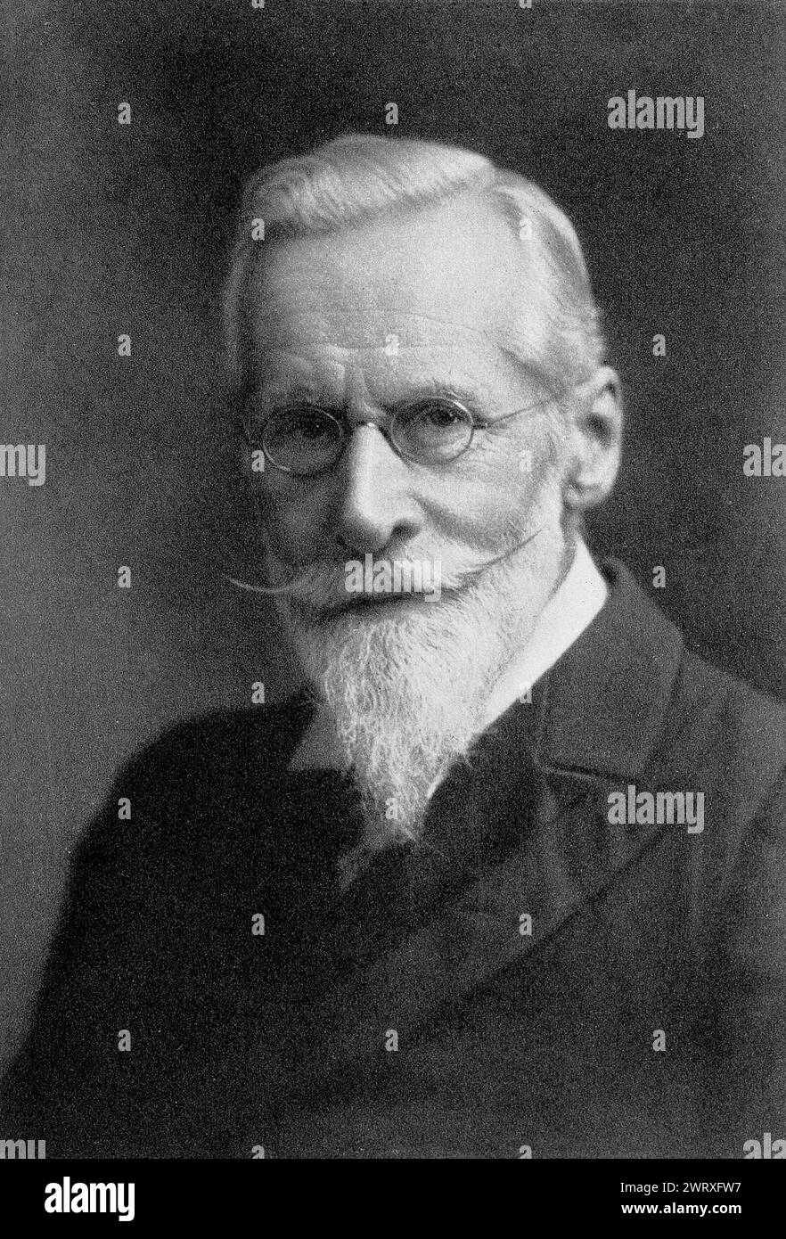 Sir William Crookes (1832–1919) britischer Chemiker und Physiker Stockfoto