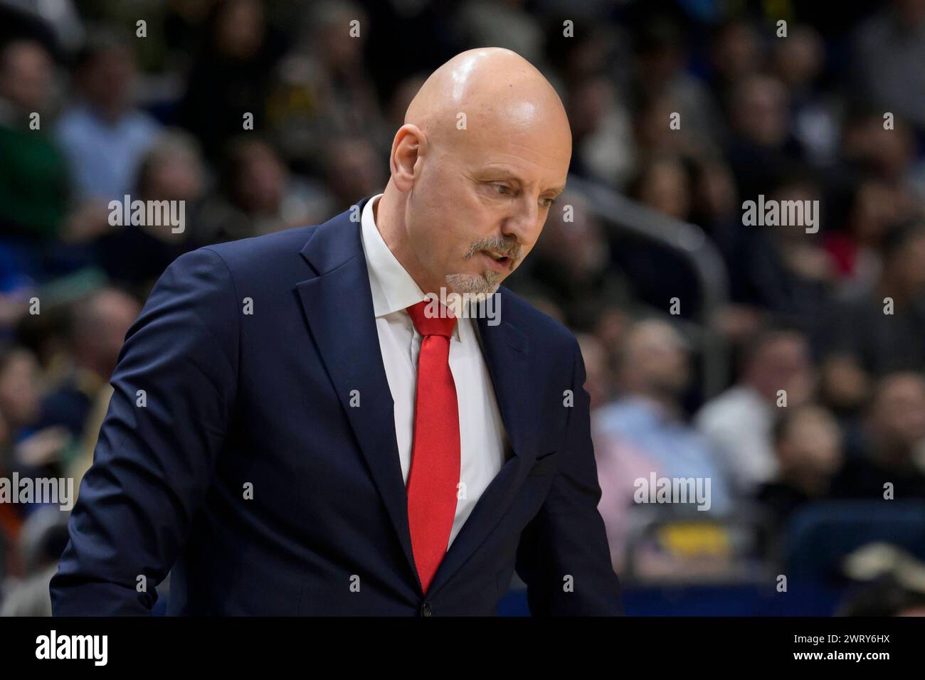 SASA Obradovic AS Monaco, Trainer, Alba Berlin vs Alba Berlin vs AS Monaco, EuroLeague, Hauptrunde, 29. Spieltag, Eishockey, Mercedes Benz Arena, 14.03. 2024, *** Sasa Obradovic AS Monaco, Coach , Alba Berlin vs Alba Berlin vs AS Monaco, EuroLeague, Hauptrunde, Spieltag 29, Eishockey, Mercedes Benz Arena, 14 03 2024, Copyright: HMBxMedia/UwexKoch Stockfoto