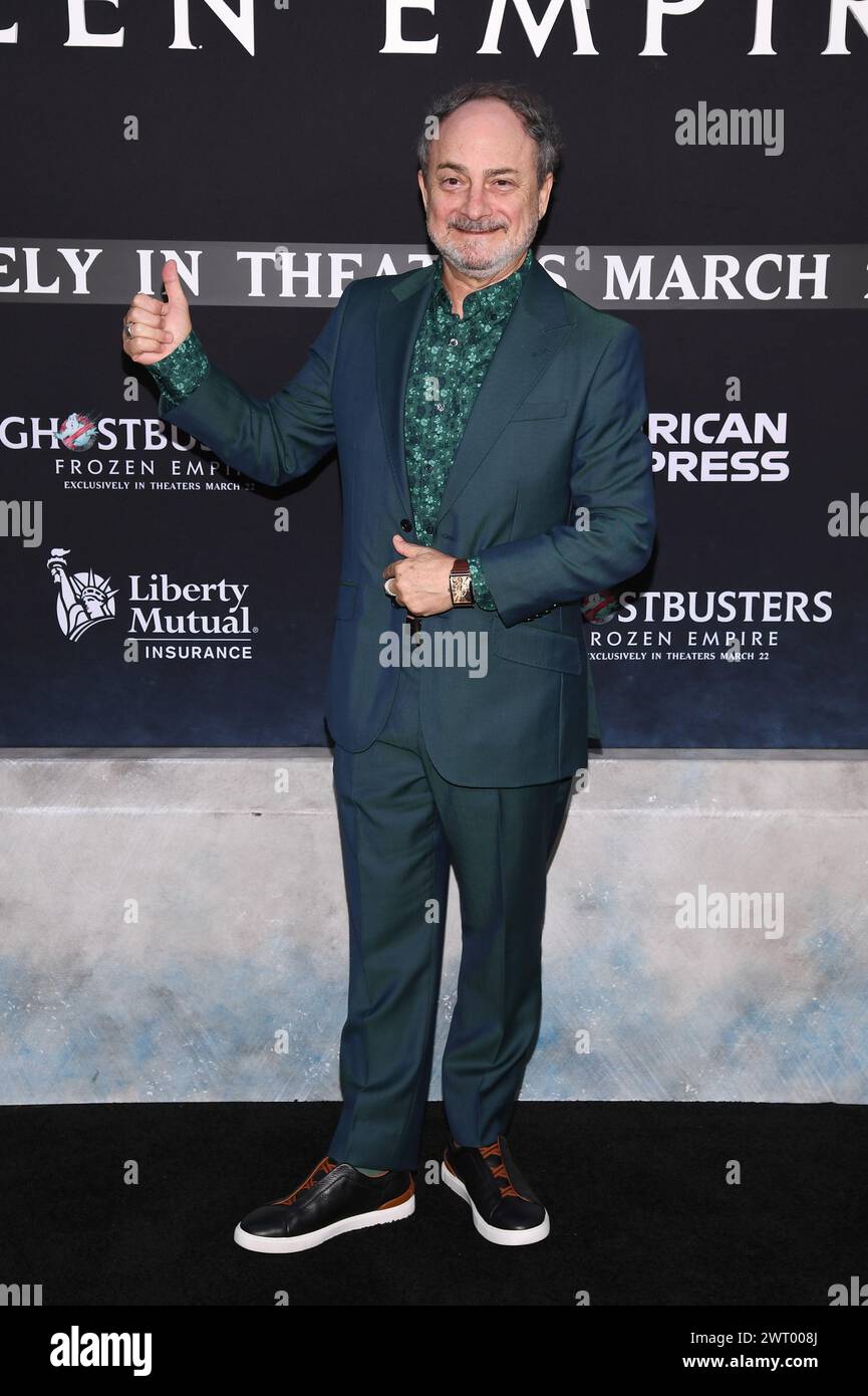 New York, USA. März 2024. Kevin Pollak nimmt an der Premiere von Ghostbusters: Frozen Empire im AMC Lincoln Square Theater, New York, NY, am 14. März 2024 Teil. (Foto: Anthony Behar/SIPA USA) Credit: SIPA USA/Alamy Live News Stockfoto