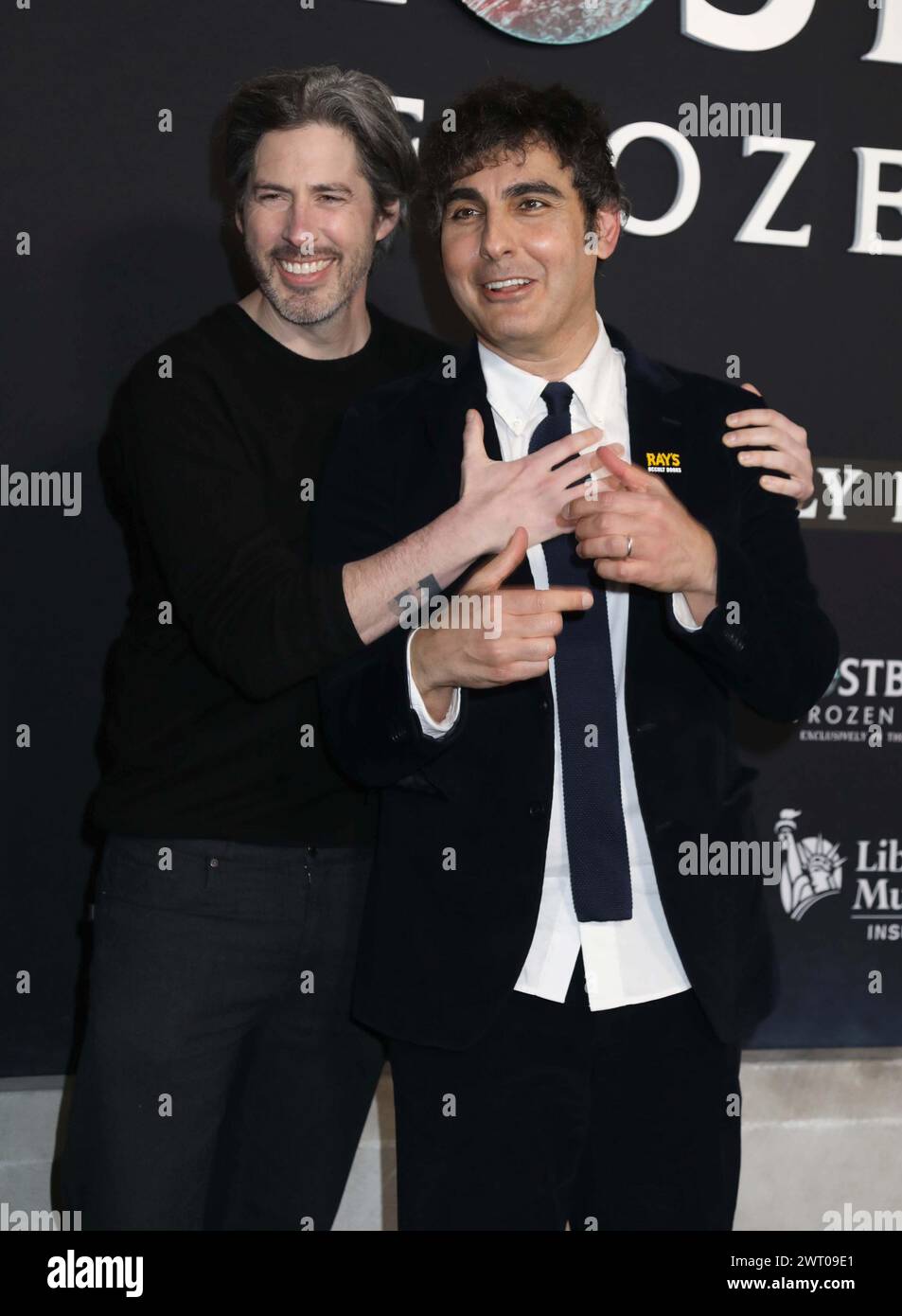 14. März 2024, New York, New York, USA: Produzent JASON REITMAN und Regisseur GIL KENAN bei der New Yorker Premiere von â€˜Ghostbusters: Frozen Empireâ€™ im Lowes AMC Lincoln Square Theater. (Kreditbild: © Nancy Kaszerman/ZUMA Press Wire) NUR REDAKTIONELLE VERWENDUNG! Nicht für kommerzielle ZWECKE! Stockfoto