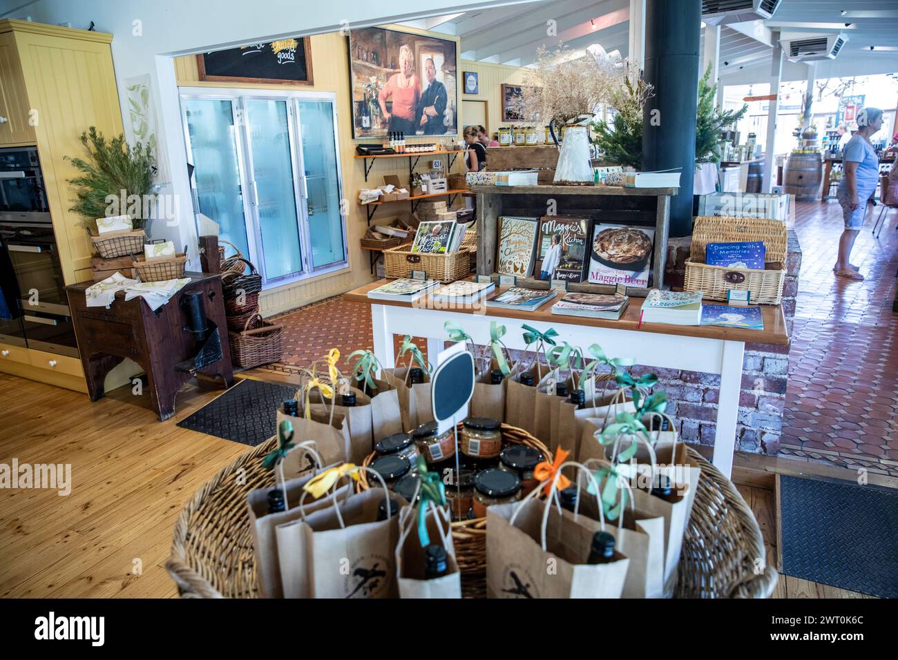 Maggie Beer's Farm Shop und Kochkurse Geschäft mit umliegenden Naturlehrpfad, Barossa Valley, South Australia, 2024 Stockfoto