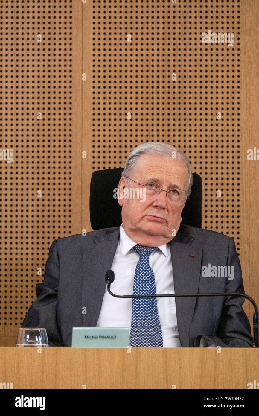 Frankreich, Occitanie, Toulouse 13.03.2024. Der Conseil Conseil Conseil befindet sich zum zehnten Mal außerhalb seiner eigenen Mauern auf dem Gelände der Toulouse ADM Stockfoto