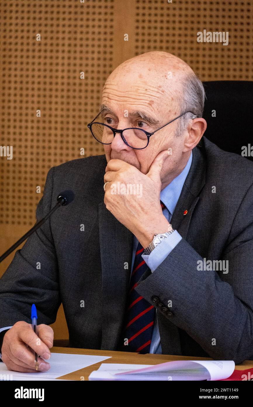 Frankreich, Occitanie, Toulouse 13.03.2024. Der Conseil Conseil Conseil befindet sich zum zehnten Mal außerhalb seiner eigenen Mauern auf dem Gelände der Toulouse ADM Stockfoto