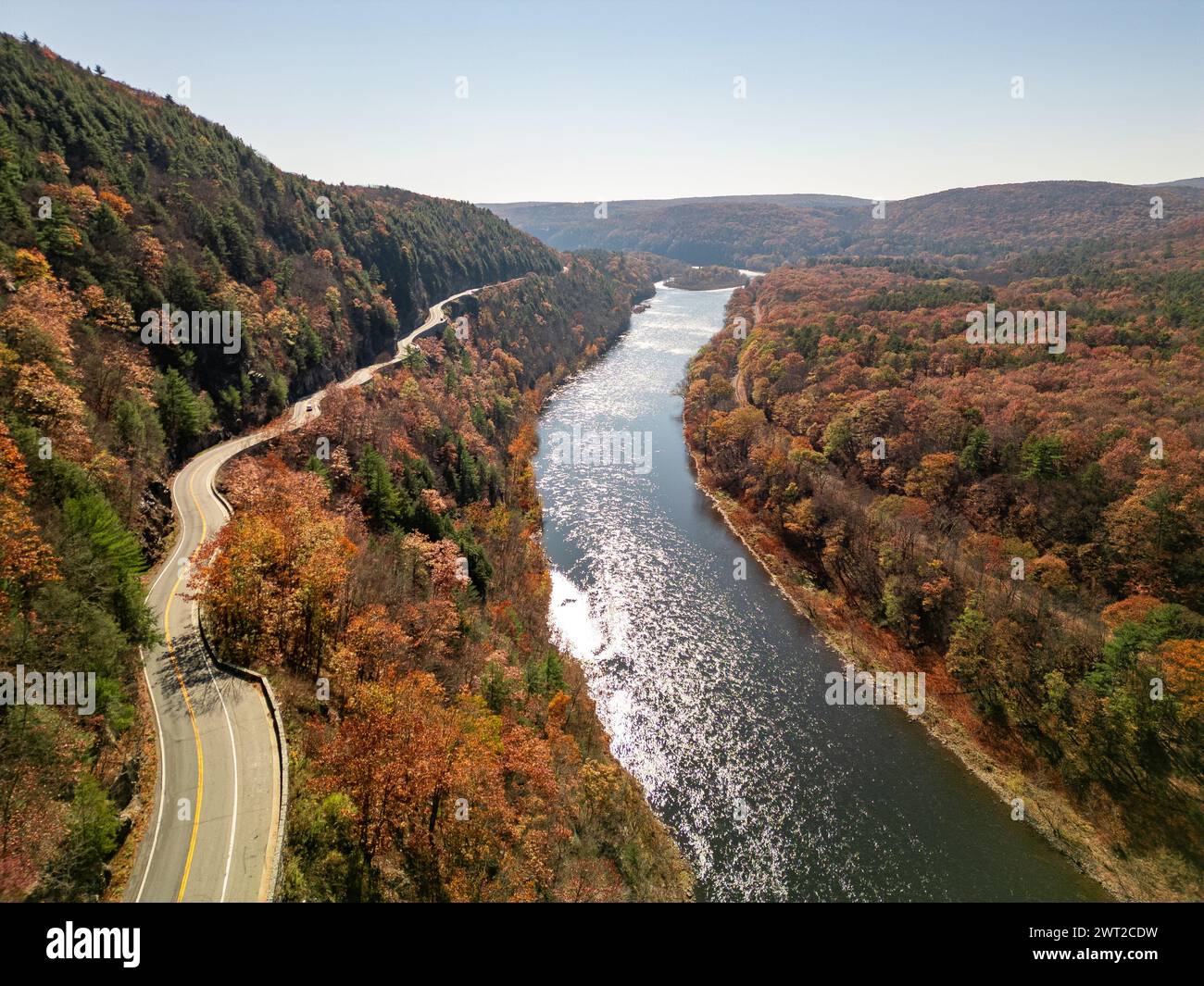 Das Hawks Nest in NewYork Stockfoto