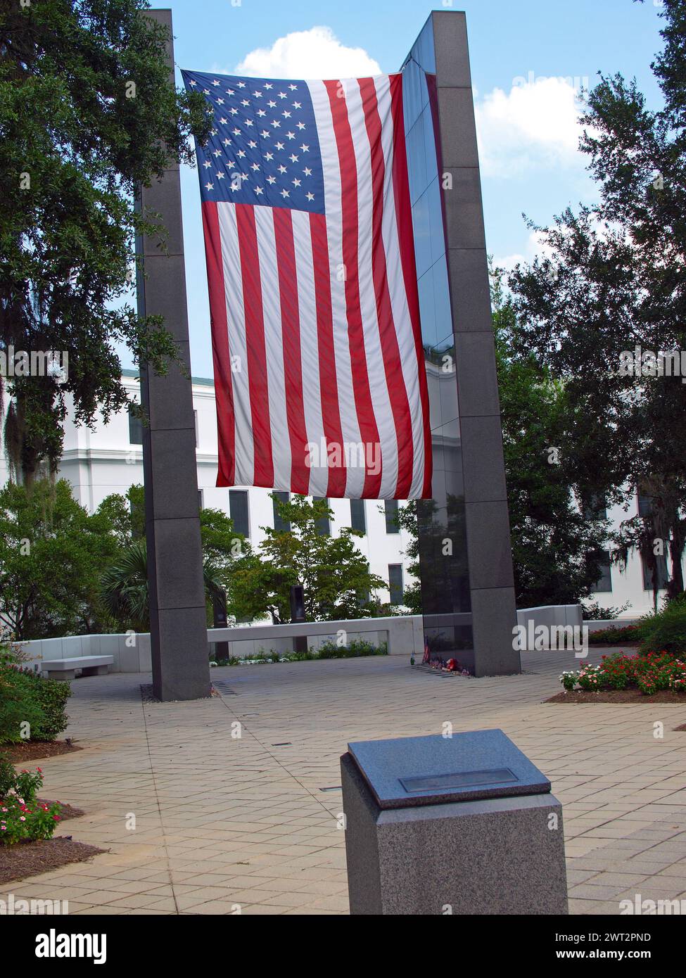 Tallahassee, Florida, Vereinigte Staaten - 13. August 2012: Denkmal für Veteranen. Stockfoto