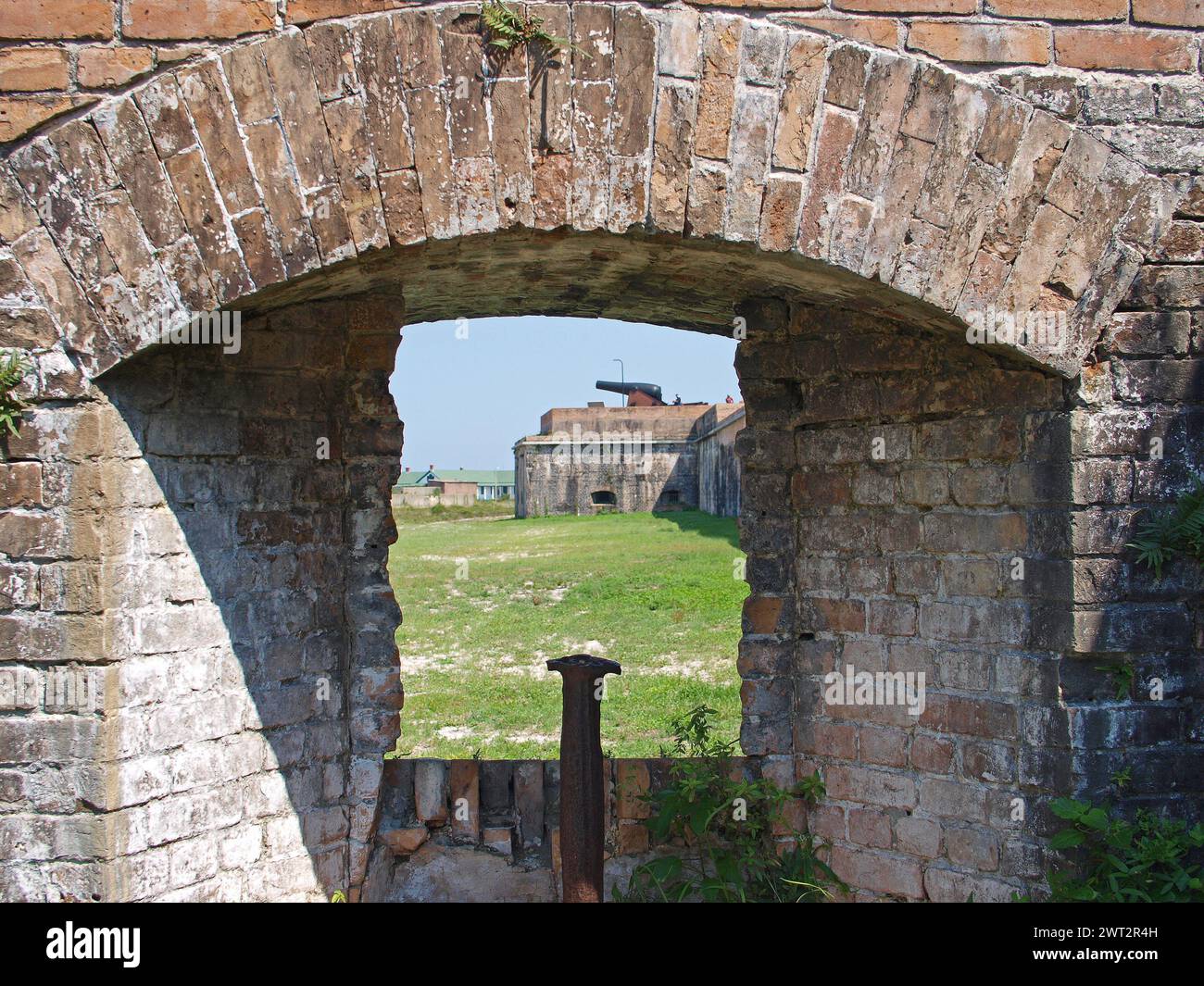 Pensacola, Florida, USA - 10. August 2012: Fort Pickens auf Santa Rosa Island am Eingang der Bucht. Stockfoto