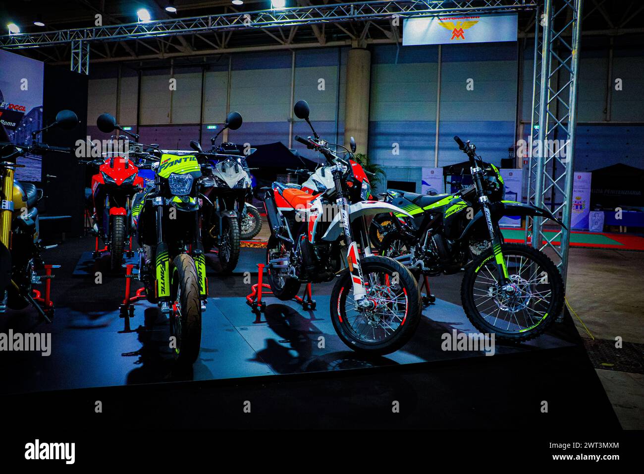 Fantastisches neues Motorrad Stockfoto