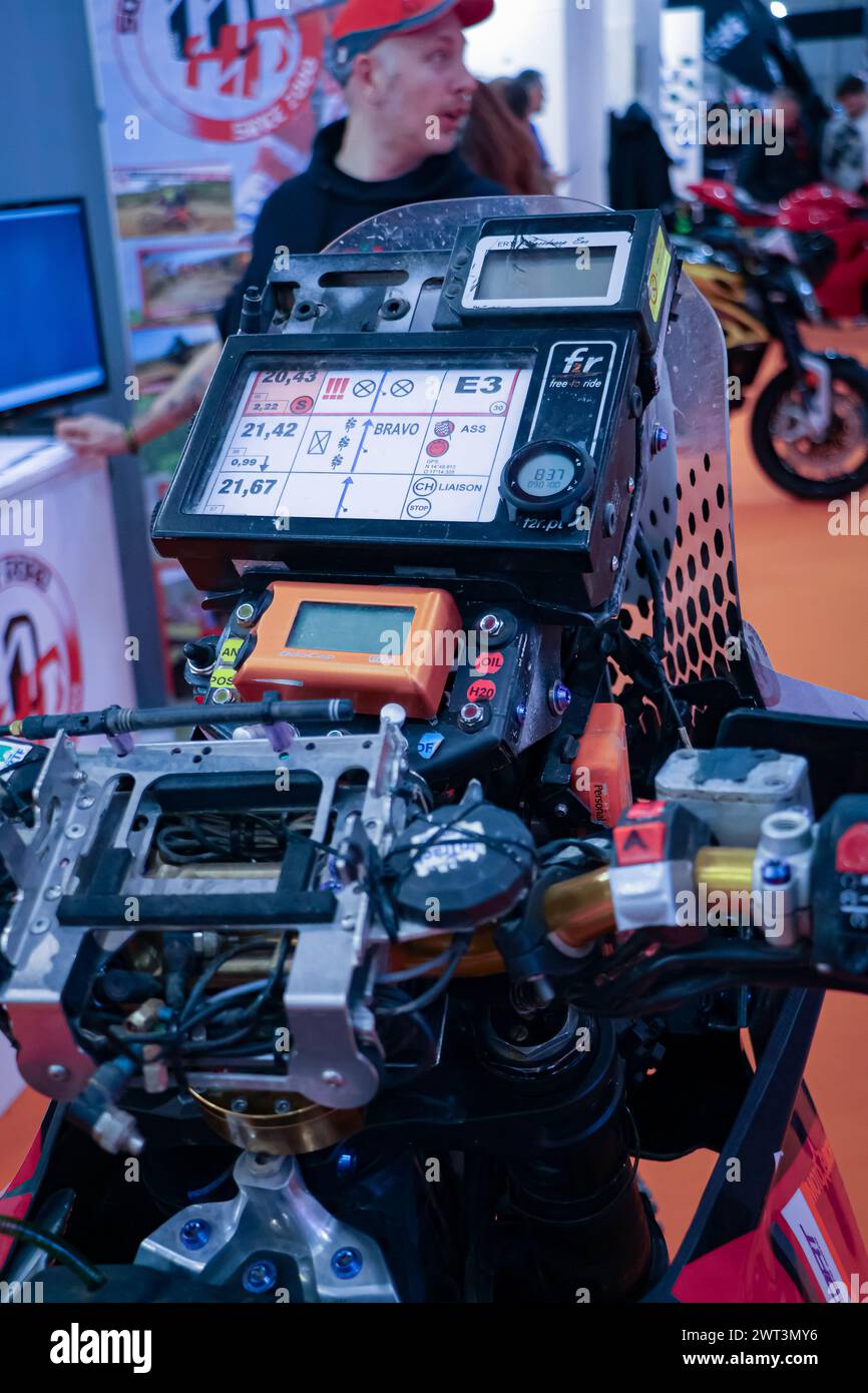 GPS Dakar, Navigatore per Dakar Stockfoto