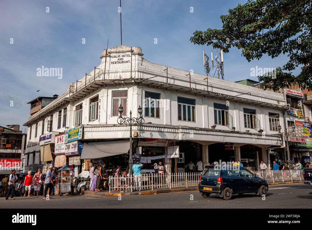 Sri Lanka, Kandy, Das Muslimische Hotel Stockfoto