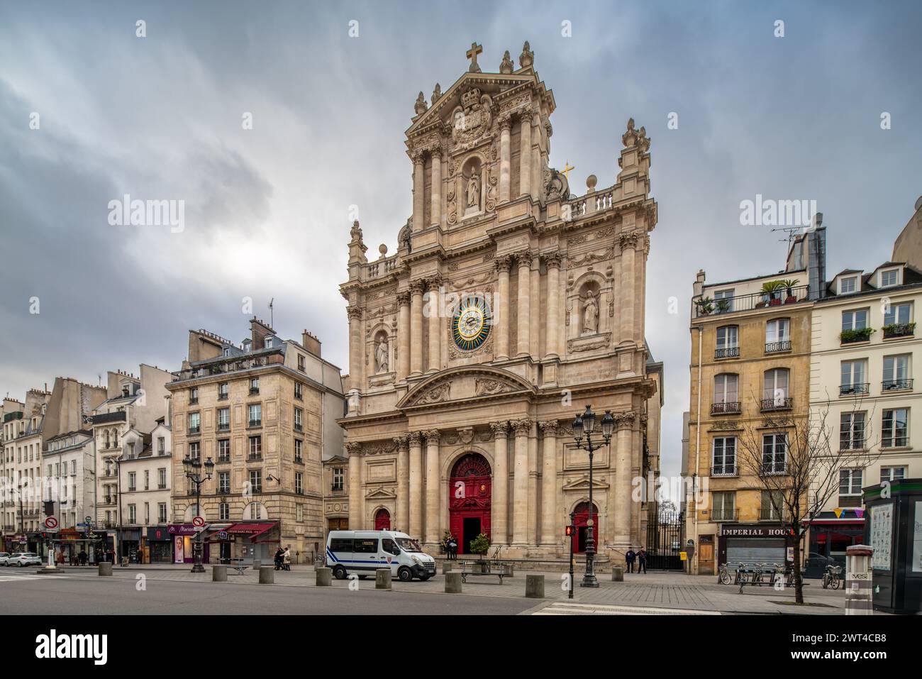 Saint Paul & Saint Louis Church (Paroisse Saint-Paul-Saint-Louis), Marais, Paris, Frankreich Stockfoto