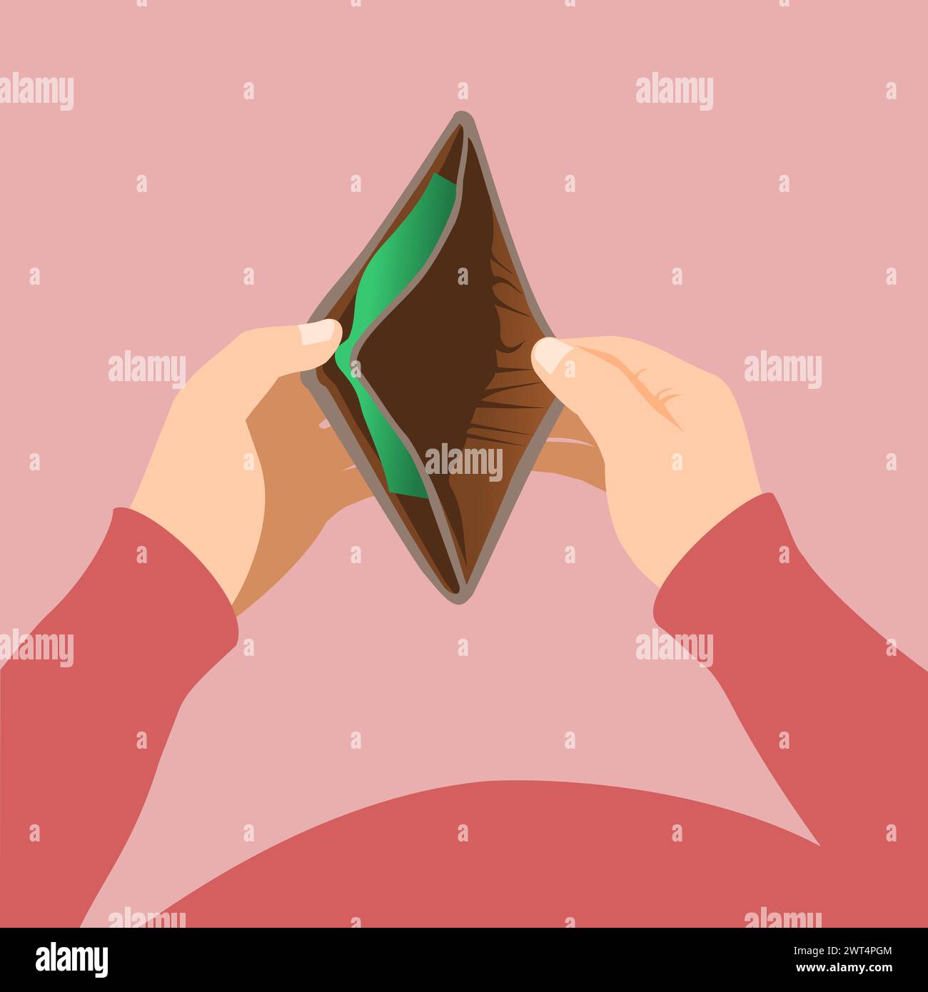 Einfache zufällige Vektorgrafik Stock Vektor