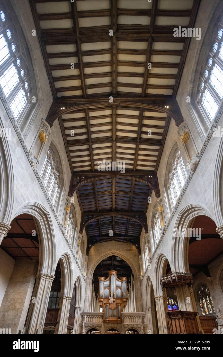 Die University Church of St Mary the Virgin (St. Mary's oder SMV), Oxford, England Stockfoto