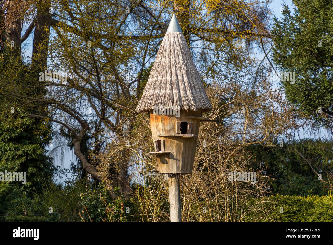 Taubenhaus. Karl Foerster Haus und Garten. Am Raubfang, Potsdam, Brandenburg, Brandenburg, Deutschland Stockfoto