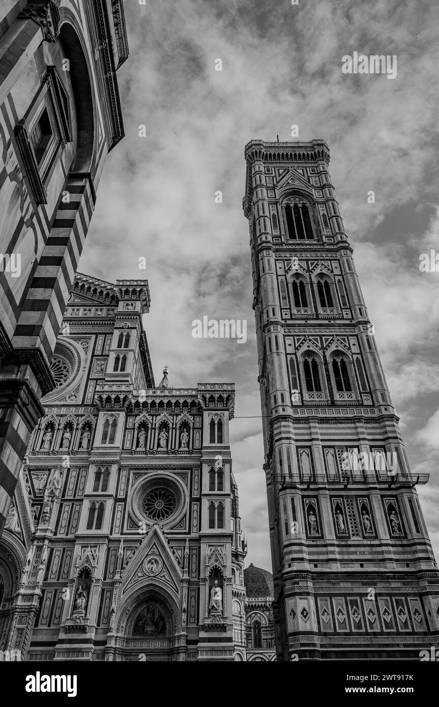 Die metropolitane Kathedrale Santa Maria del Fiore, allgemein bekannt als Kathedrale von Florenz, ist die wichtigste florentinische Kirche, Symbol der Stadt. Stockfoto